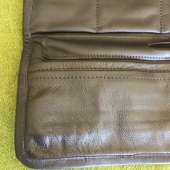 Julia Duseu Black Leather Clutch - Picture 5 of 8